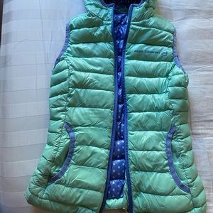 Puffer vest hooded for girls 7-9 years